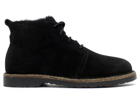 Uppsala Mid Shearling Suede Leather Unisex Ankle Boots For Cheap