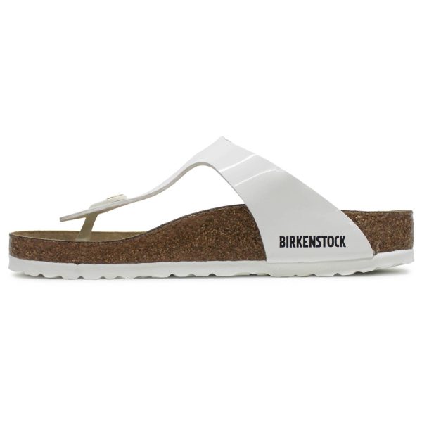 Birkenstock Unisex Sandals Gizeh Metallic Open-Back Beach Slides Birko-Flor - UK 5.5 For Sale