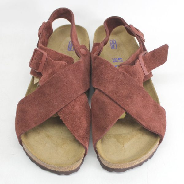 Birkenstock Tulum Soft Footbed Suede Unisex Sandals - Chocolate Hot on Sale