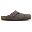 Birkenstock Unisex Sandals Boston Open-Back Slip-On Clogs Wool Felt - UK 7 Supply