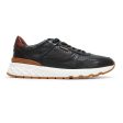 Aranda Leather Men s Low Top Trainers Discount