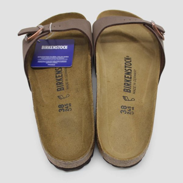 Birkenstock Madrid Brown Synthetic Womens Sandals - UK 5 Fashion