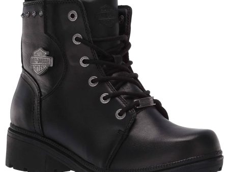 Cynwood Leather Women s Biker Boots Online Sale