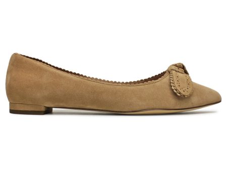 Bellport Bow Skimmer Suede Women s Flats Shoes Online Hot Sale