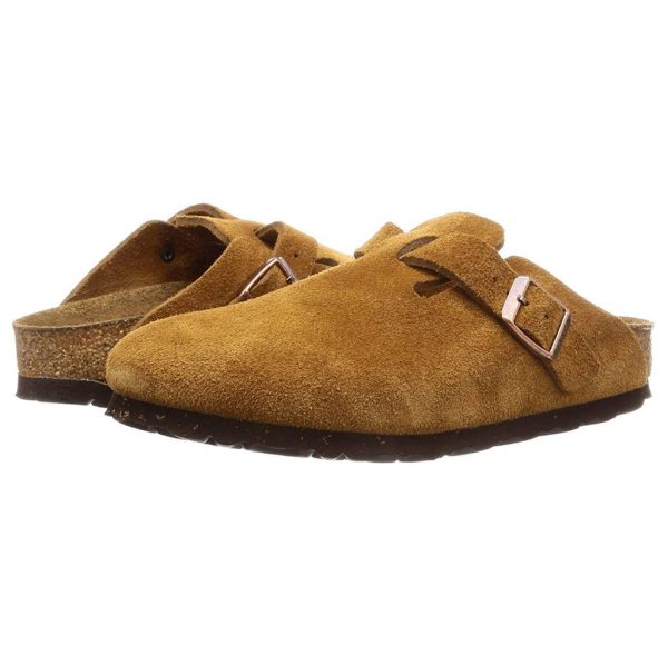 Boston BS Suede Unisex Slip On Sandals Hot on Sale