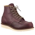 6 Moc Leather Men s Ankle Moc Toe Boots Online Sale