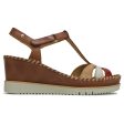 Aguadulce Leather Women s Wedge Sandals Cheap