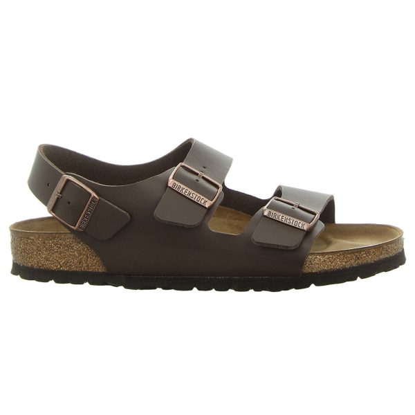 Birkenstock Unisex Sandals Milano BS Adjustable Buckles Slingbacks Birko-Flor - UK 5.5 For Sale