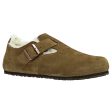 Birkenstock Unisex Shoes London Shearling Casual Buckles Suede Leather - UK 7 Online Hot Sale