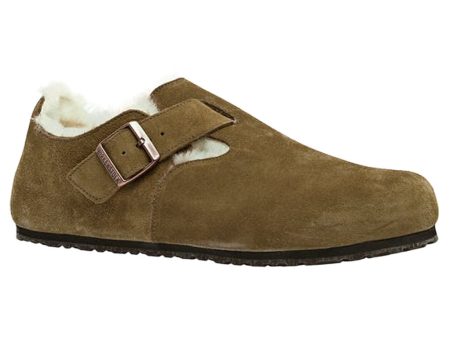 Birkenstock Unisex Shoes London Shearling Casual Buckles Suede Leather - UK 7 Online Hot Sale