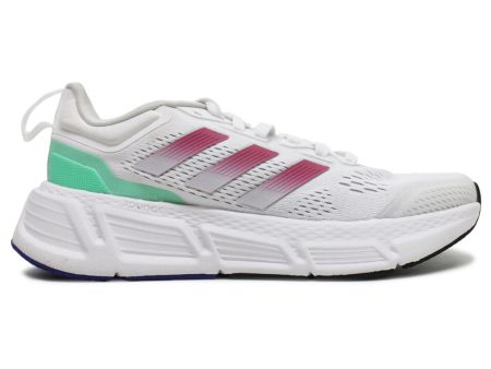 Adidas Questar HP2431 Synthetic Womens Trainers - White lucid Fuchsia - UK 5.5 Discount