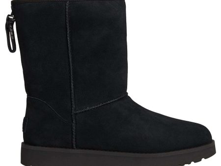 Classic Short Logo Zip Suede Women s Winter Boots Supply