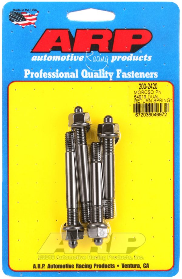 ARP Moroso 64919 Dual Return Spring w  1in Spacer Plate Carb Stud Kit For Sale